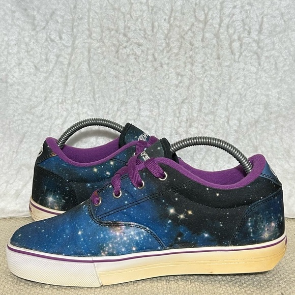 Heelys Youth/Kids Blue/Purple Launch 2 Wheeled Sneakers Shoes SZ EU 38 & W7 & 6Y - Picture 7 of 11